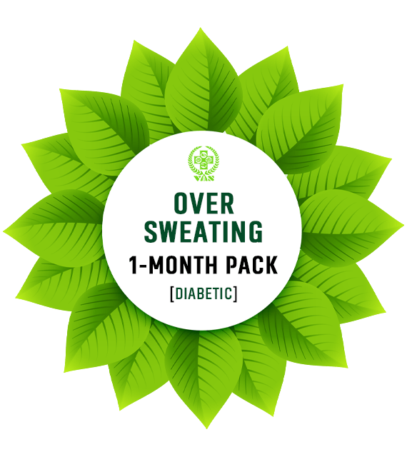 Over Sweating 1 month pack for diabetic patients